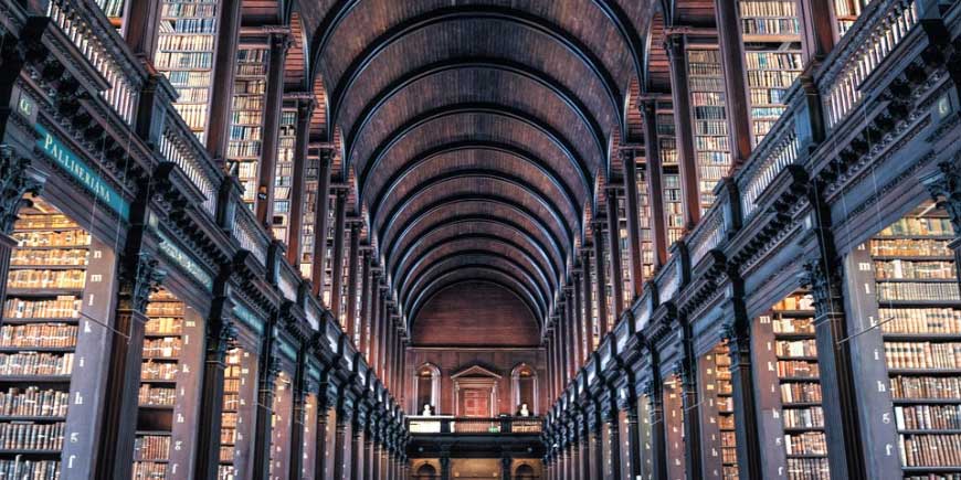 Historia de los instrumentos de escritura: Biblioteca de Dublín