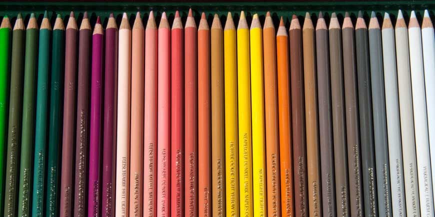 Lápices de colores para artistas